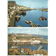 Yorkshire WHITBY Two 1960's Postcards (J. Arthur Dixon 214, 232)