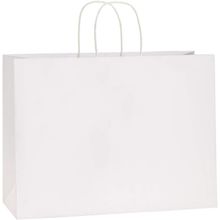 Bagdream 100Pcs 16X6X12 Inches Kraft Paper Bags with Handles Bulk, Large Shoppin