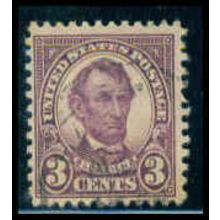 Used 635 3c Abraham Lincoln Just Clears M09922
