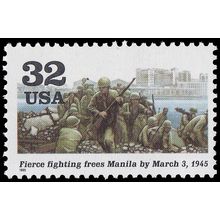 2981b 32c Freeing Manila Fine MNH V1014