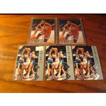 1996, 5-Cards-Rc's, JERRY STACKHOUSE Rc, 76ers