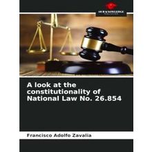 A look at the constitutionality of National Law No. 26.854