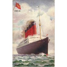 Cunard RMS AQUITANIA Tuck Oilette Postcard (8690)