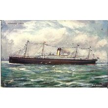 White Star Line SS ARABIC Tuck Oilette Postcard (6228)