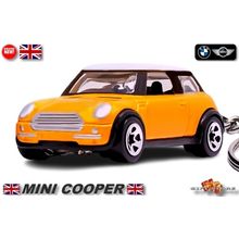 RARE KEY CHAIN YELLOW BMW NEW MINI COOPER CUSTOM Ltd Ed.