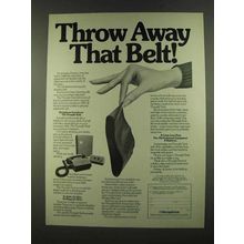 1972 Dictaphone Thought Tank Ad - Throw Away Belt