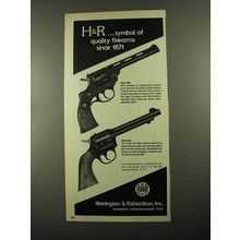 1976 Harrington & Richardson 999 & 949 Revolvers Ad