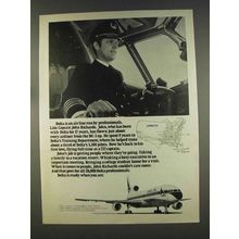 1977 Delta Air Line Ad - Captain John Richards