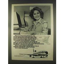 1977 Delta Air Line Ad - Vicki Springstead, Sales