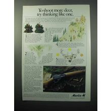 1988 Marlin 336 Rifle Ad - Shoot More Deer