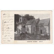 The Church Shroton Creased Postcard 1904 Dorset