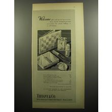 1952 Tiffany & Co. Ad - Cigarette Case, Cigarette Lighter, Cigarette Holder