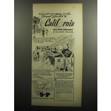 1952 Southern Pacific Railroad Ad - We're going again on the Sunset Limited