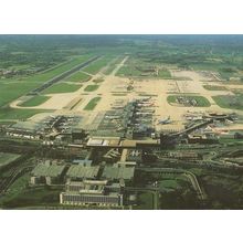 Gatwick Airport London Spectacular Aerial Charles Skipton Postcard