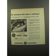 1953 General Electric Automatic Travel Iron Advertisement
