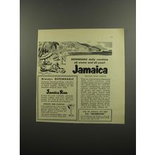 1953 Jamaica Tourist Board Ad - Dependable daily sunshine all winter