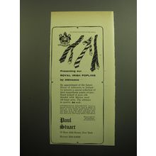 1958 Paul Stuart Ties Ad - Presenting our Royal Irish Poplins by Atkinsons