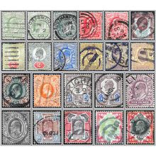 KEVII 1902-11 22 Stamps Set + Shades Used hrd2a