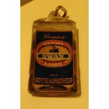 SWAN LAGER KEYRING TAG