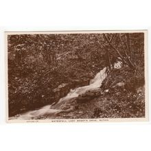 Waterfall Lady Bagot's Drive Ruthin Postcard RP Denbighshire Wales 97100