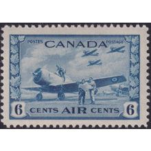 Canada 1942 6c Blue War Effort