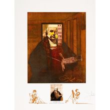Salvador Dali (Spanish, 1904-1989). Rembrandt, from Changes in Great Masterpiece