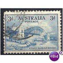 Australia 1936 SG162 3d Blue Fine Used. .