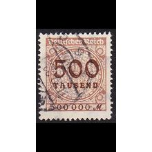 GERMANY REICH [1923] MiNr 0313 AP ( O/used )