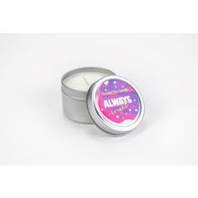 Tin Soy Candle - Scented with Bergamot and Lavender Essential oils[ ]