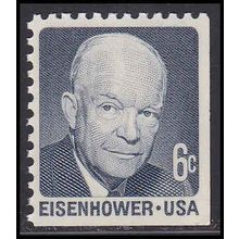 1393 6c Dwight Eisenhower Fine MNH Dry Gum BPS BR V4633