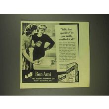 1945 Bon Ami Cleanser Ad - Sally, That Sparkles!