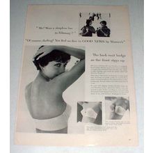1958 Warner's Good News Bra Ad - Strapless in February