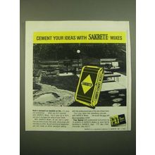 1980 Sakrete Cement Mixes Ad - Cement Your Ideas