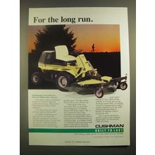 1988 Cushman Front Line Mowers Ad