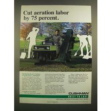 1988 Cushman Ad - Core Harvester Attachment for Turf Truckster