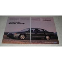 1988 Ford Taurus Ad - Advanced Design. Designed to Reward You.