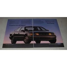 1988 Ford Taurus Car Ad - I Used to Own an Import