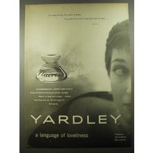 1954 Yardley Flairessence Perfume Ad - The light of love, the purity of grace