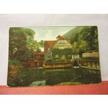OLD MILL, MAPLEDURHAM, BERKSHIRE used antique postcard dated 1906 =