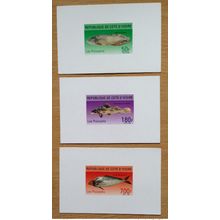 Côte d'Ivoire 1996 Poissons Fische Fishes Epreuve de Luxe Proof RARE !