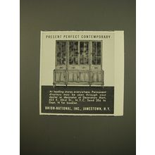 1961 Union-National Furniture Ad - Present perfect
