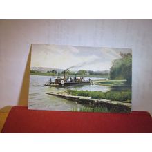 THE FERRY, WINDERMERE, CUMBRIA used antique postcard 1915 pm =