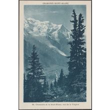 Chamonix et le Mont Blanc, Vue de la Flégère, c.1920s - Tairraz CPA