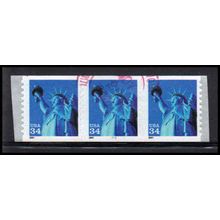 Used 3477 34c Statue of Liberty Fine PNC 7777/3 SQ PA3774
