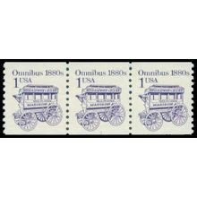 2225 1c Omnibus Fine MNH Dry Gum PNC 1/3 R0312