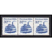 2466v 32c Ferryboat Very Fine MNH LGG PNC 3/3 PA2950