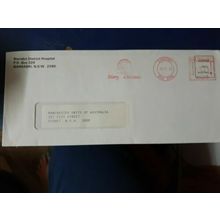 australia commercial cover used 1992 special postmark as in pic narrabri hospita