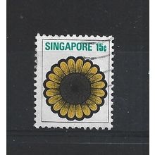 Singapore.SG215 15c Helianthus angustifolius.Fine Used.Jun25