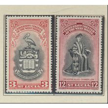 St. Lucia Stamps Scott #149 To 150, Mint Never Hinged, University Issue