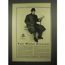 1902 A. B. Kirschbaum & Company Winter Overcoat Ad